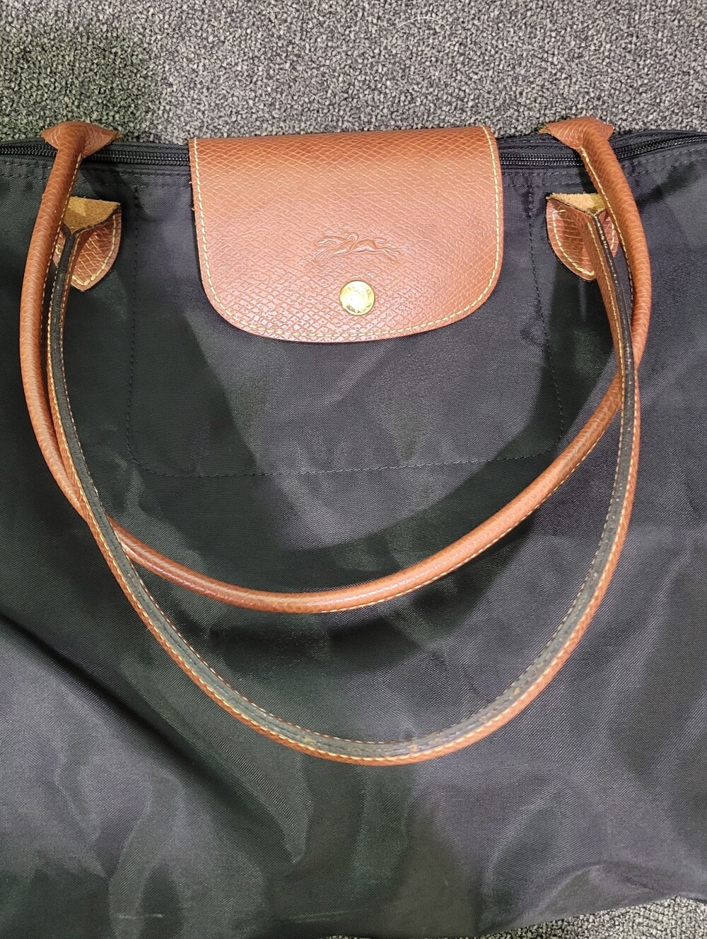 Longchamp Le Pliage Women's Tote Bag Medium Original Black - Picture 8 of 10
